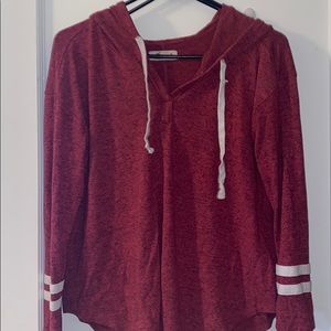 Hollister Red Sweatshirt Medium